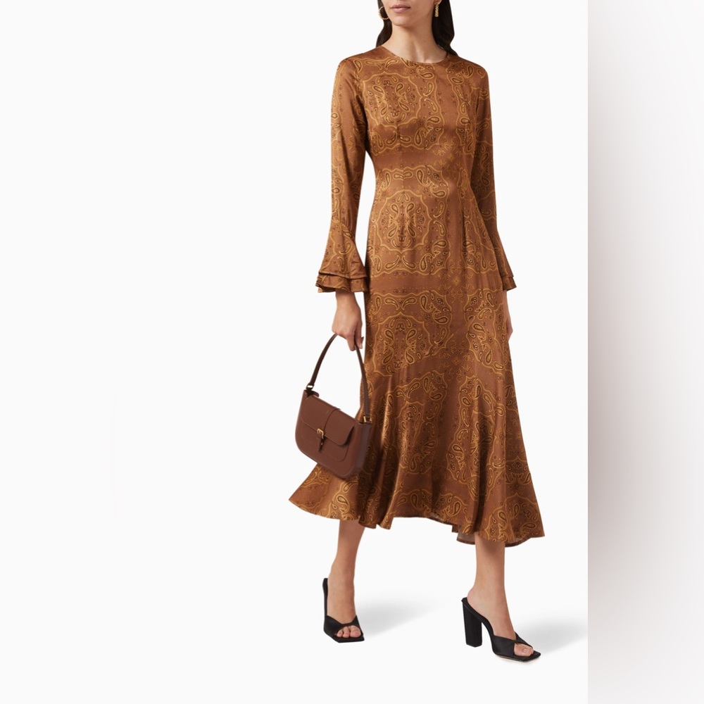 Never Fully Dressed Brown Maxi Dress